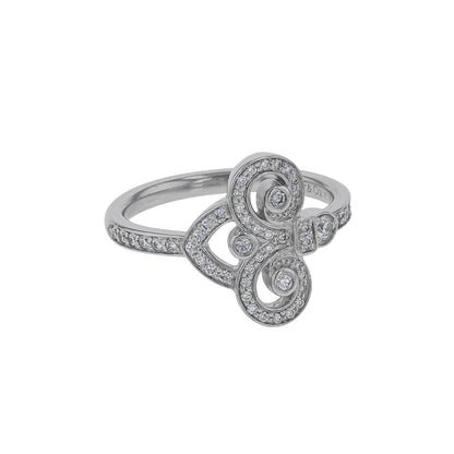 Tiffany &amp; Co. Fleur de Lys platinum and diamonds ring