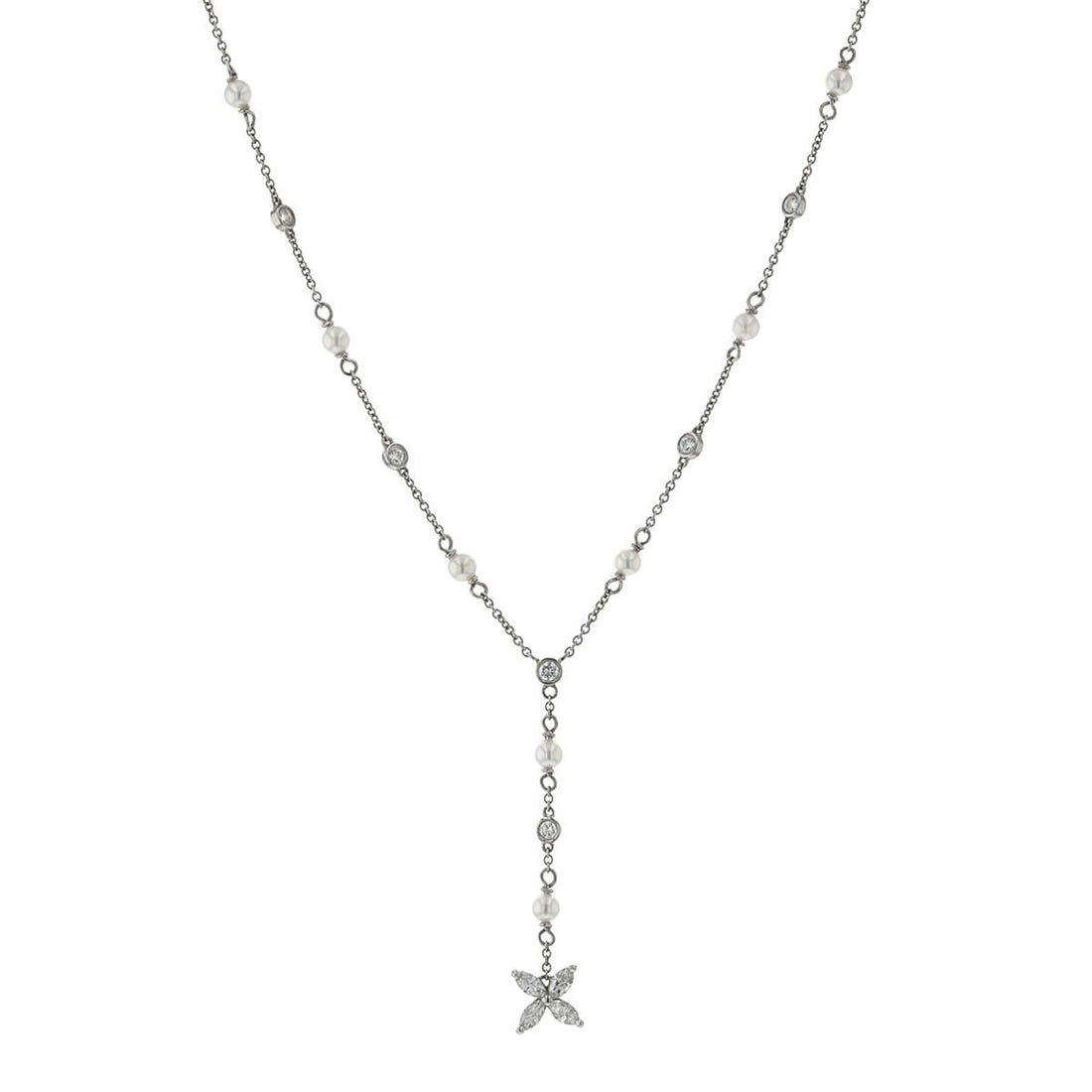 Tiffany & Co. Victoria pearls, diamonds and platinum necklace
