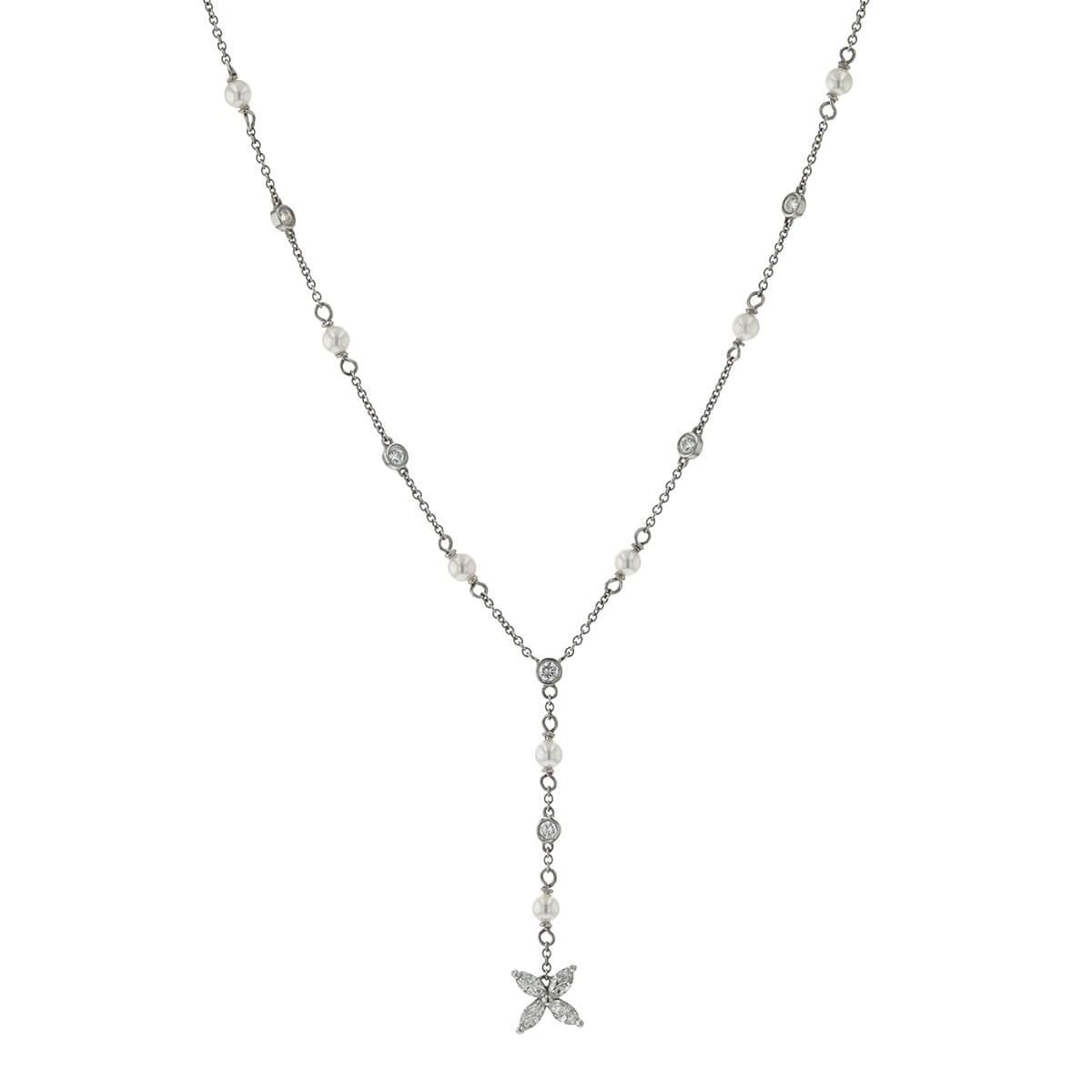 Tiffany &amp; Co. Victoria pearls, diamonds and platinum necklace
