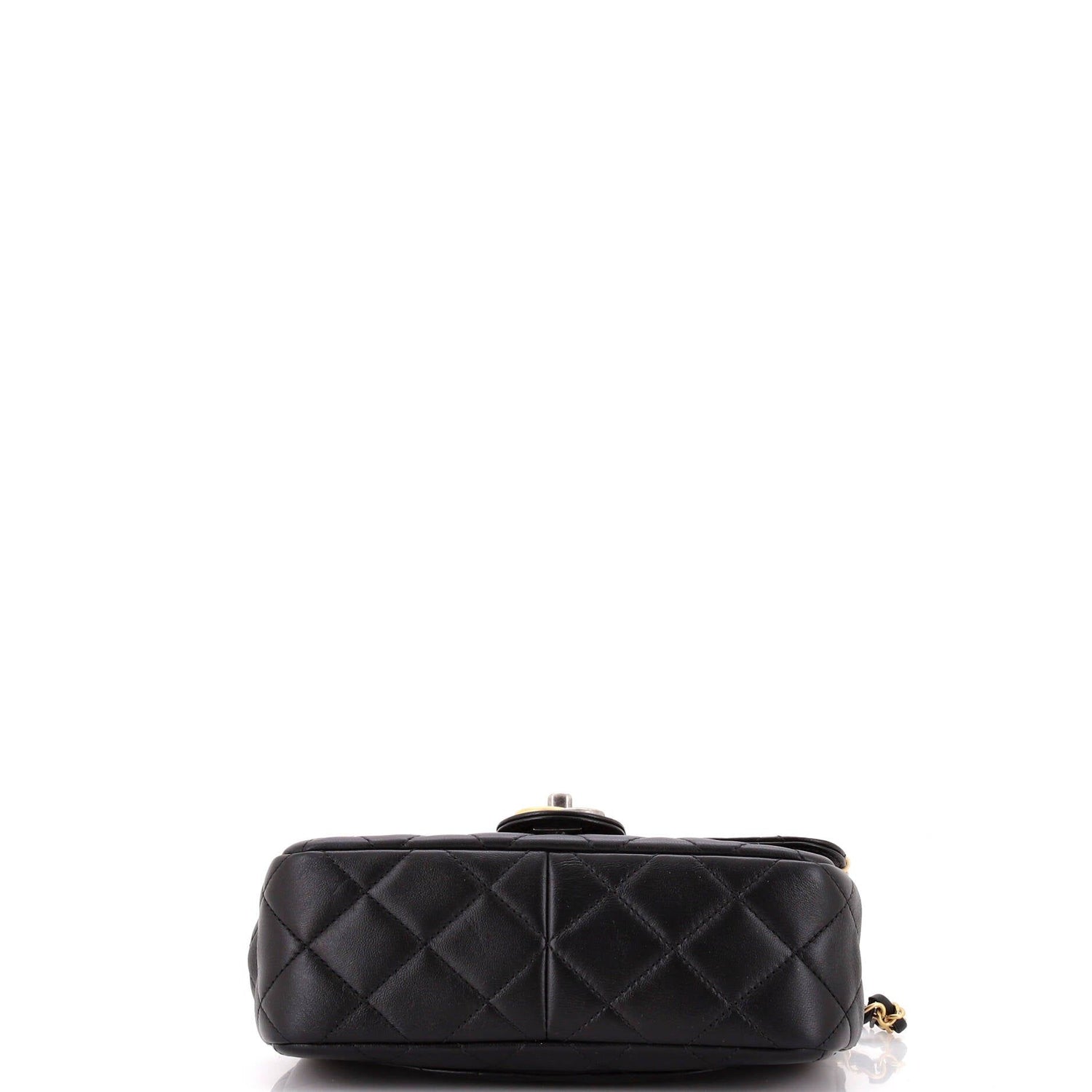 Chanel Coco Clips Flap Bag Embellished Quilted Lambskin Small