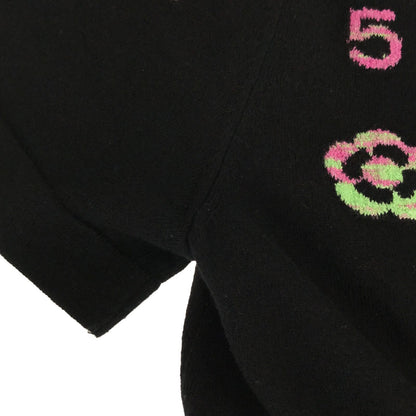 Chanel Short Sleeve T-shirt Black Cotton 36