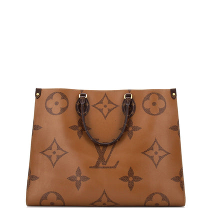 Louis Vuitton Onthego Tote Reverse Monogram Giant Gm