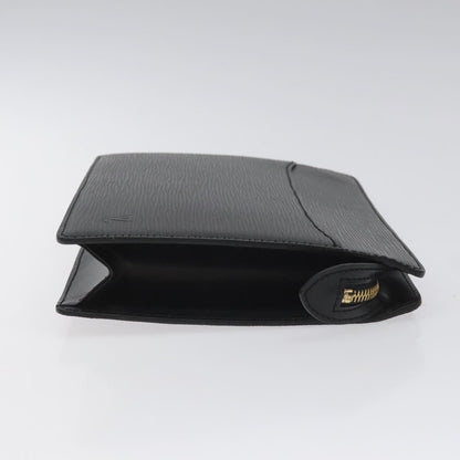 Louis Vuitton Epi Pochette Homme Clutch Bag Black Noir M 52522 Lv Auth
