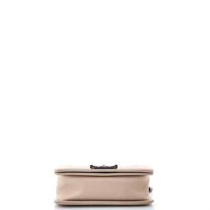 Chanel Stitch Boy Flap Bag Quilted Calfskin Small