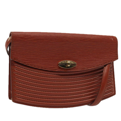 Louis Vuitton Epi Prebourg Shoulder Bag Brown M 52563 Lv Auth
