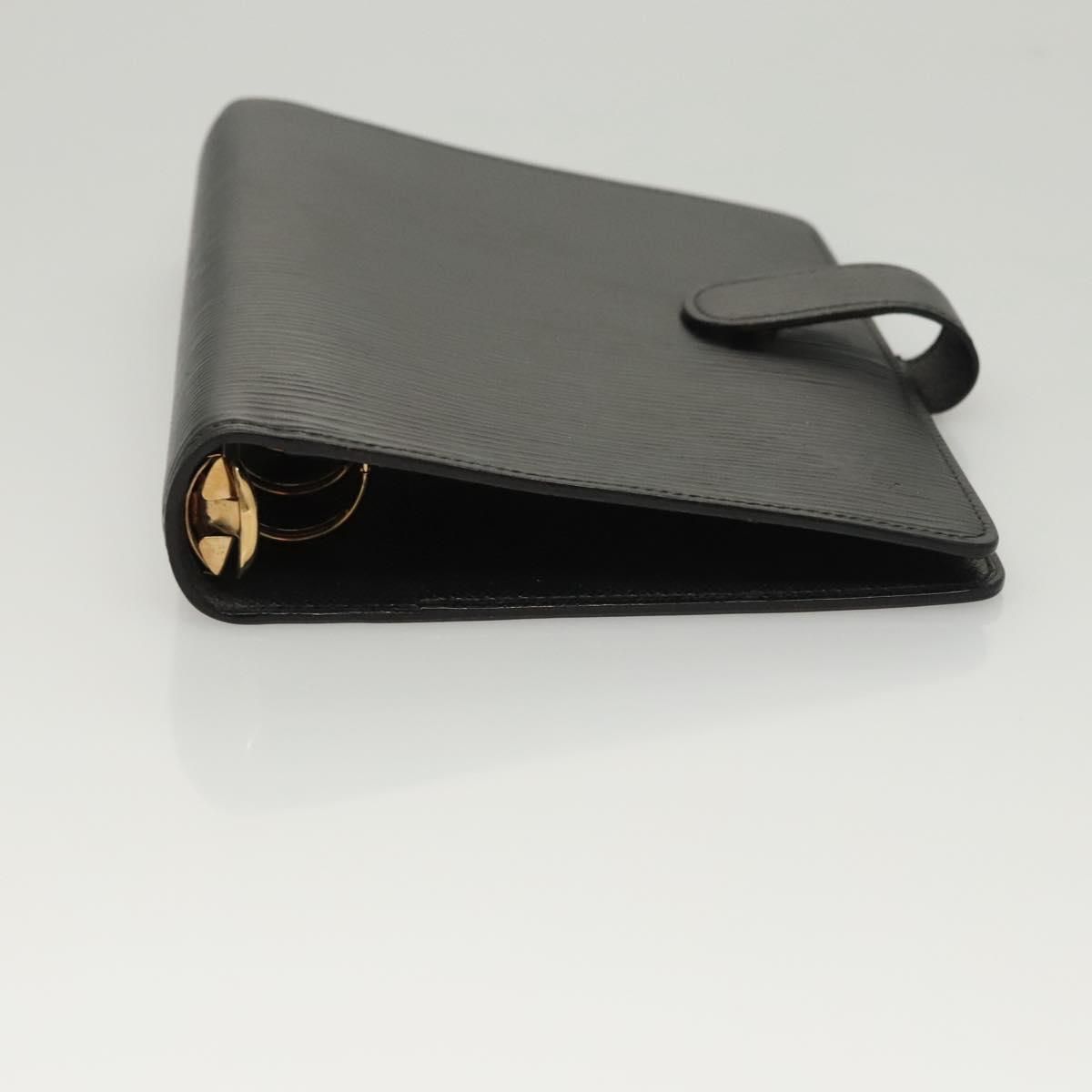 Louis Vuitton Epi Agenda Mm Day Planner Cover Black R 20042 Lv Auth