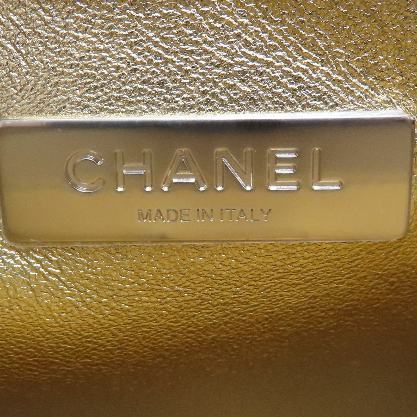 Chanel Matelasse Star Shoulder Bag Lambskin Gold