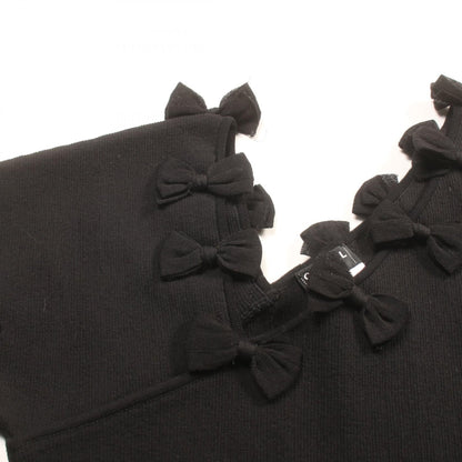 Chanel Black T-shirt Cotton Nylon P 35209k 02068