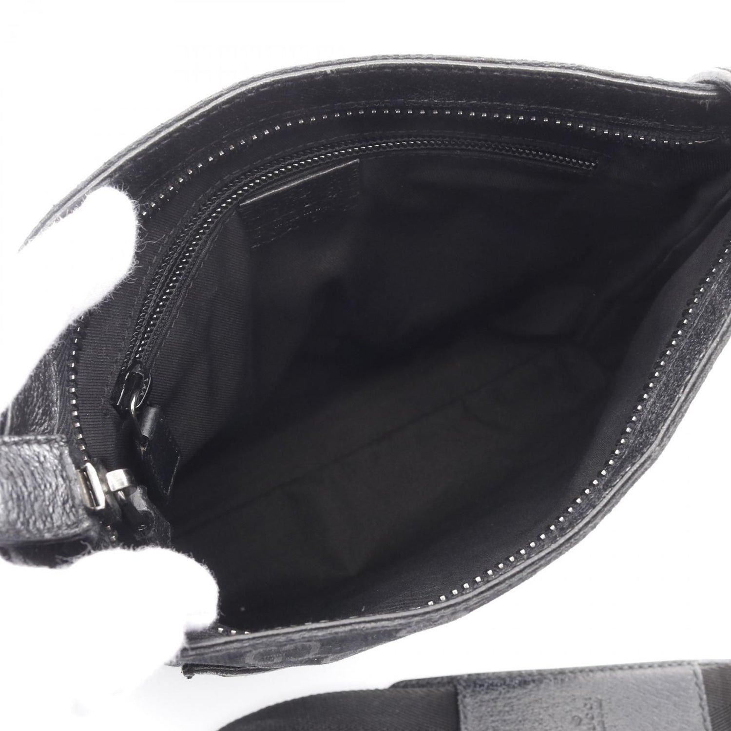 Gucci Gg Canvas Shoulder Bag Black Canvas 122793