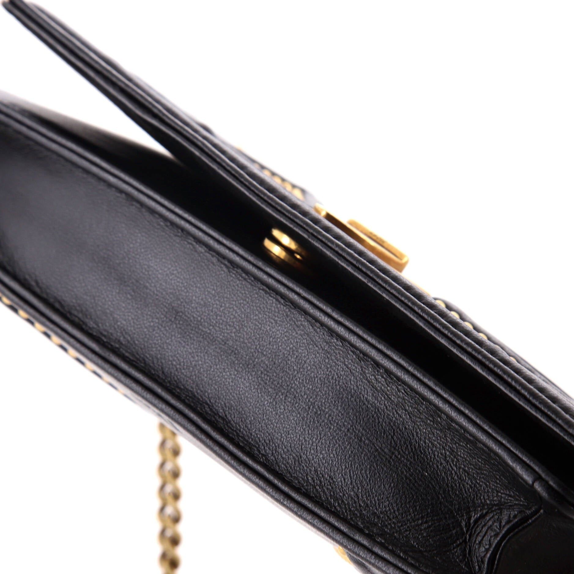 Christian Dior Diorama Wallet On Chain Studded Leather