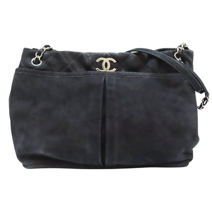 Chanel Natural Beauty Tote Black Suede