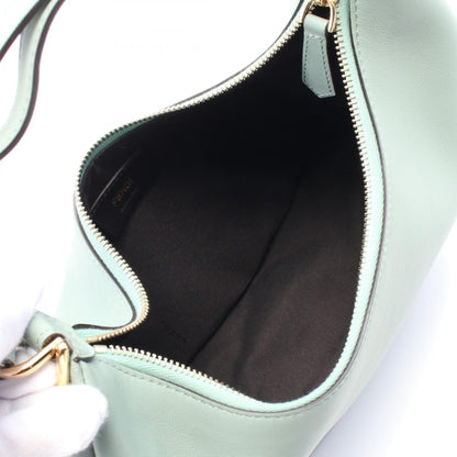 Fendi Handbag Green Leather 8br 798