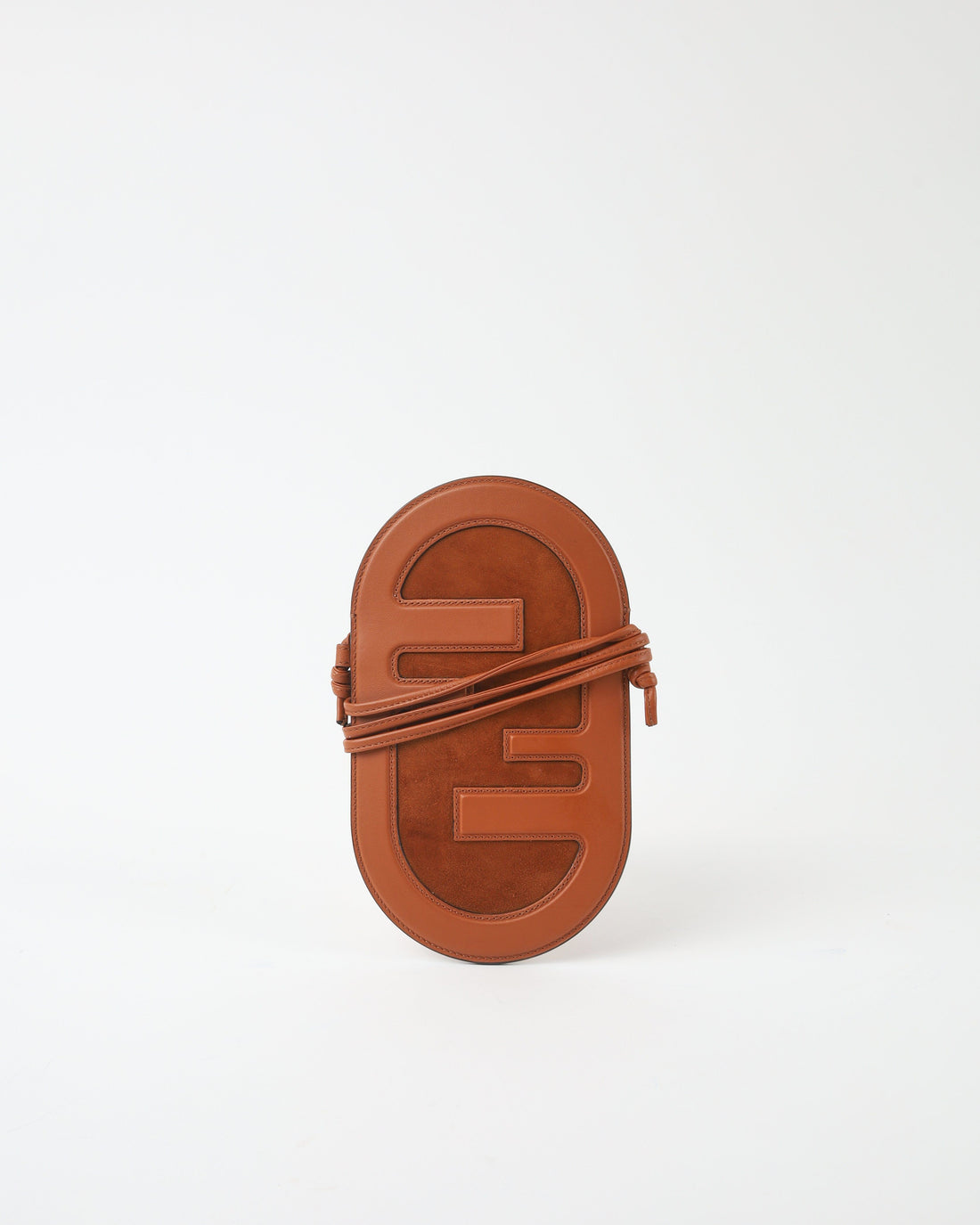 Fendi Auroch Phone & Card Holder Crossbody Pouch