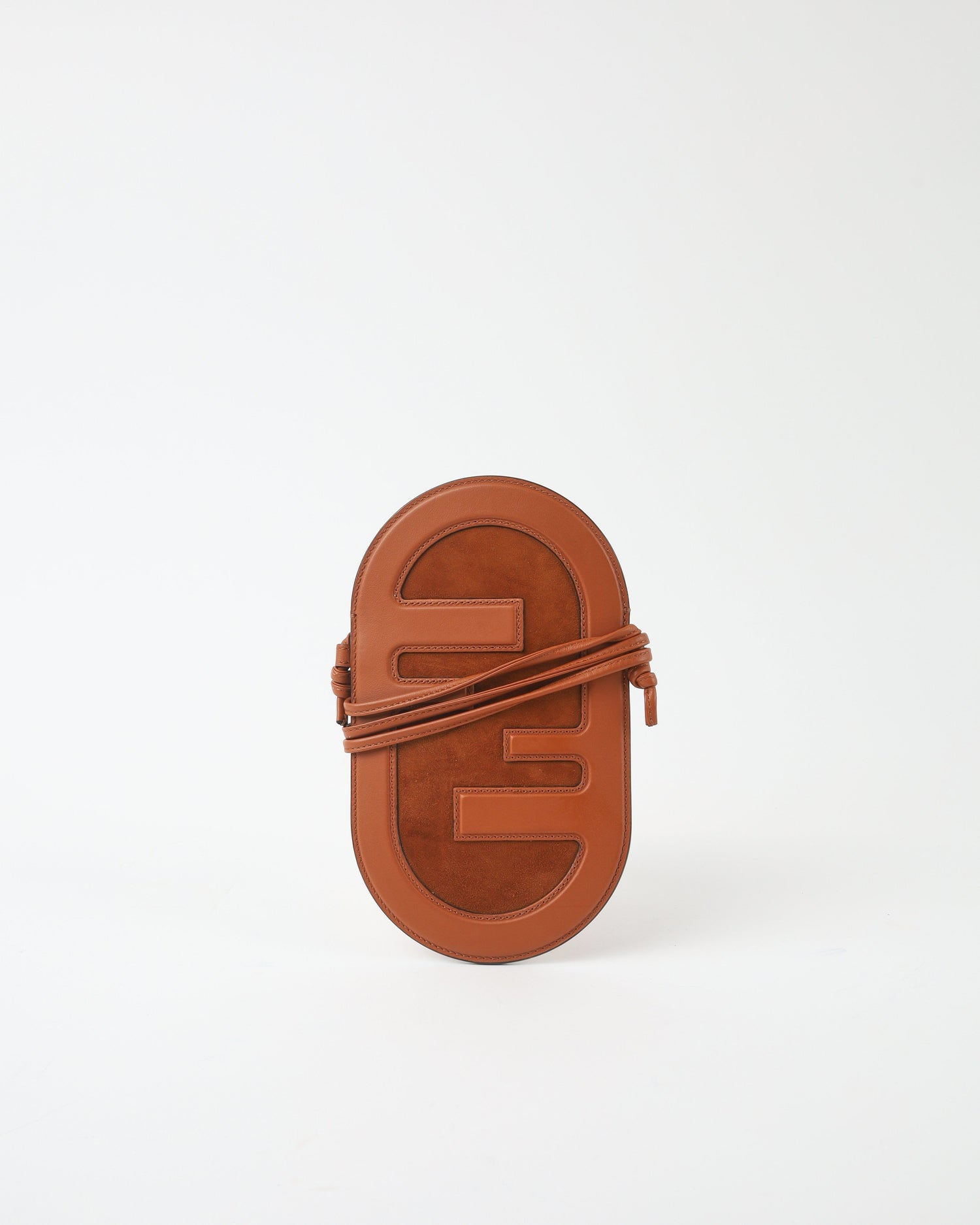 Fendi Auroch Phone &amp; Card Holder Crossbody Pouch