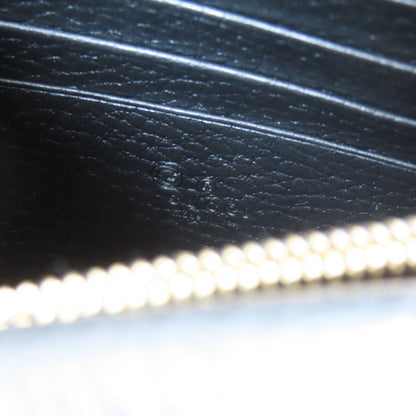 Gucci Textured Calfskin Medium Betty Chain Wallet Black