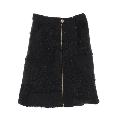 Chanel Black Skirt Wool