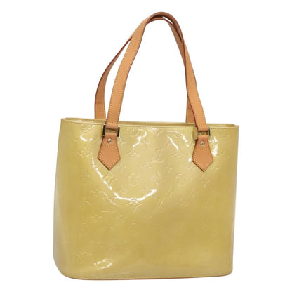 Louis Vuitton Vernis Houston Hand Bag Beige M 91004 Lv Auth