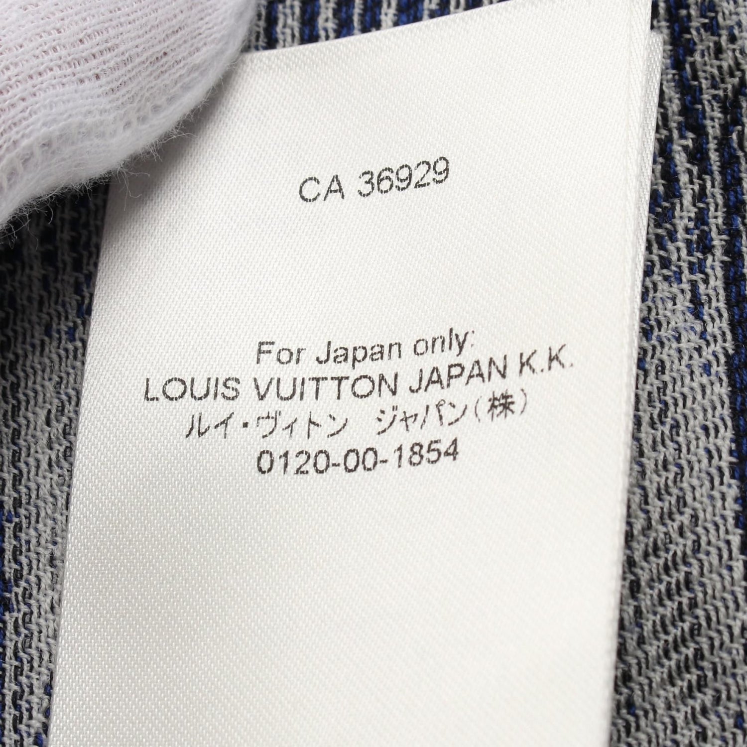 Louis Vuitton Damier Shirt Jacket Navy Gray Other Tops Rm 241m Fvd Hqs 04w