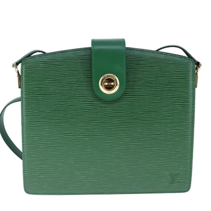 Louis Vuitton Epi Capuchin Shoulder Bag Green M 52344 Lv Auth