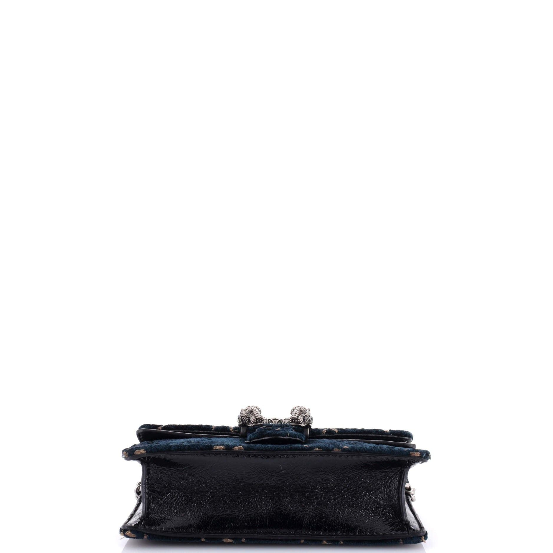 Gucci Dionysus Bag Gg Velvet Super Mini