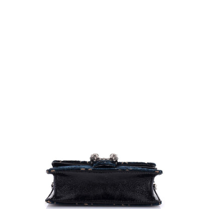 Gucci Dionysus Bag Gg Velvet Super Mini