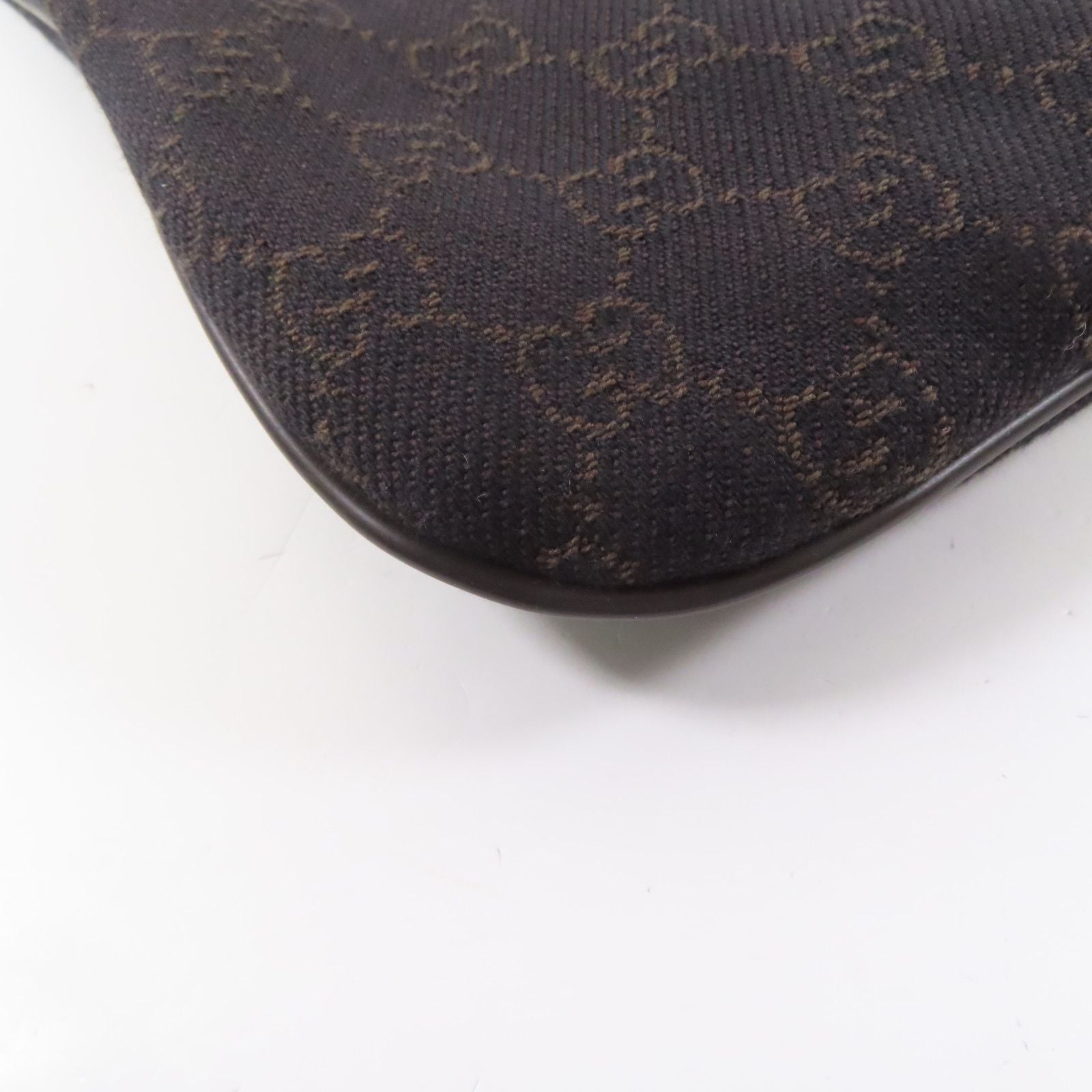 Gucci Canvas Shoulder Bag Brown Gg Canvas 190628