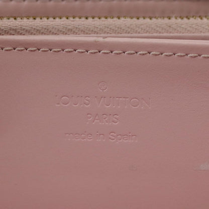 Louis Vuitton Vernis Zippy Wallet Rose Valerine M 93522 Lv Auth