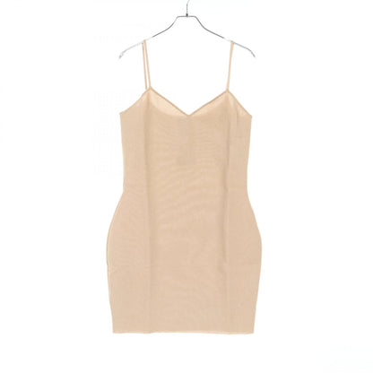 Chanel Beige Dress Cotton P 38456w 04487