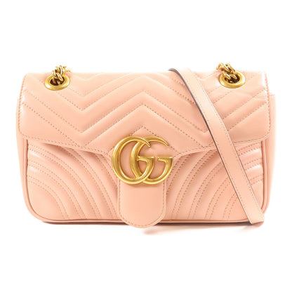 Gucci Small GG Marmont Flap Bag, Matelasse Chevron