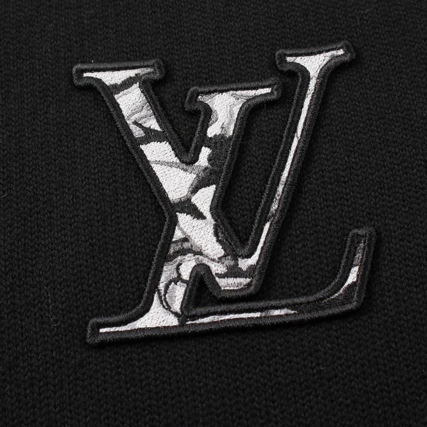 Louis Vuitton Shearling Collar Blouson Rm 241m Zll Hqn 10w Wool Black White