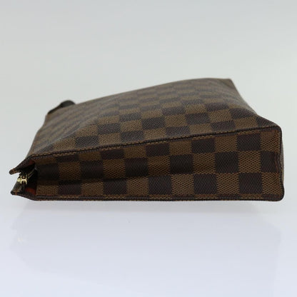 Louis Vuitton Damier Ebene Poche Toilette 26 Pouch N 47543 Lv Auth