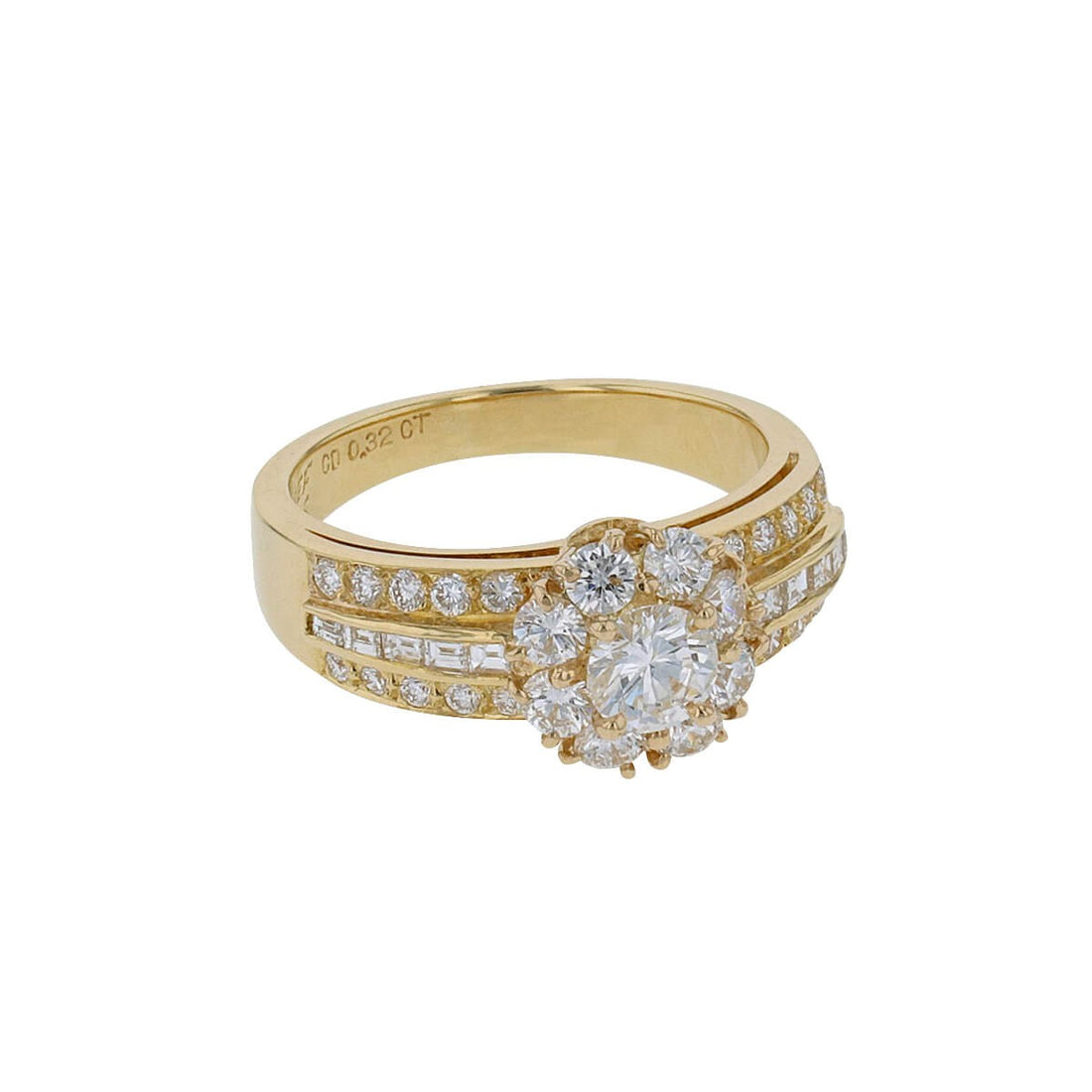Van Cleef &amp; Arpels Fleurette diamonds and gold ring