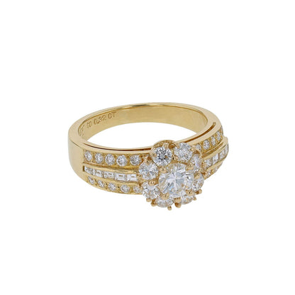Van Cleef &amp; Arpels Fleurette diamonds and gold ring
