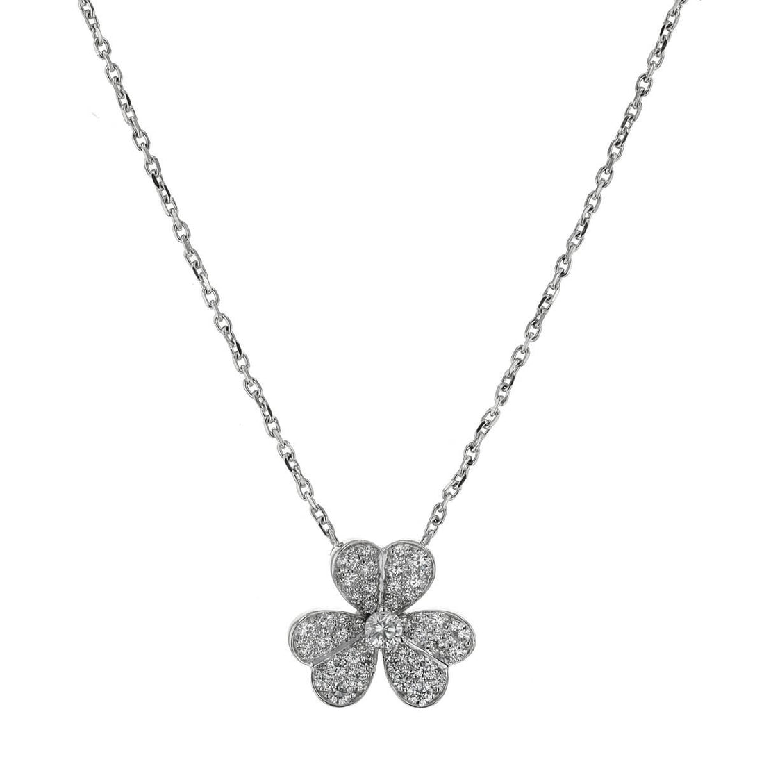 Van Cleef &amp; Arpels Frivole diamonds and gold necklace