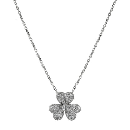 Van Cleef &amp; Arpels Frivole diamonds and gold necklace