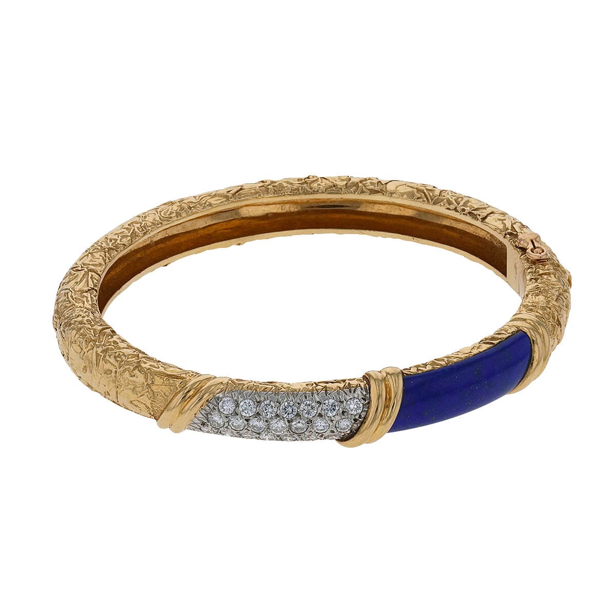 Van Cleef &amp; Arpels lapis lazuli, diamonds, gold and platinum bracelet and ring