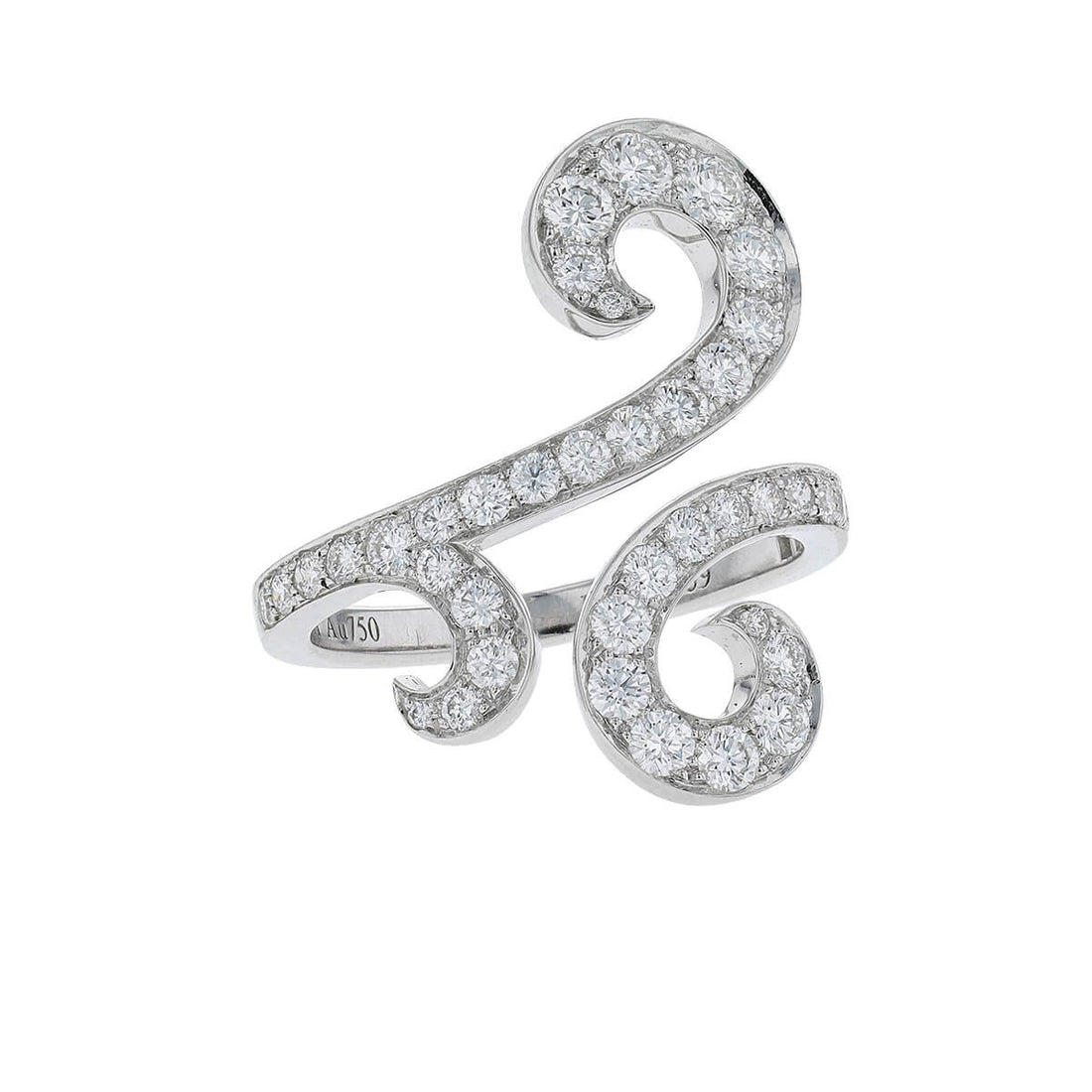 Van Cleef &amp; Arpels Oiseaux de Paradis Volutes diamonds and gold ring