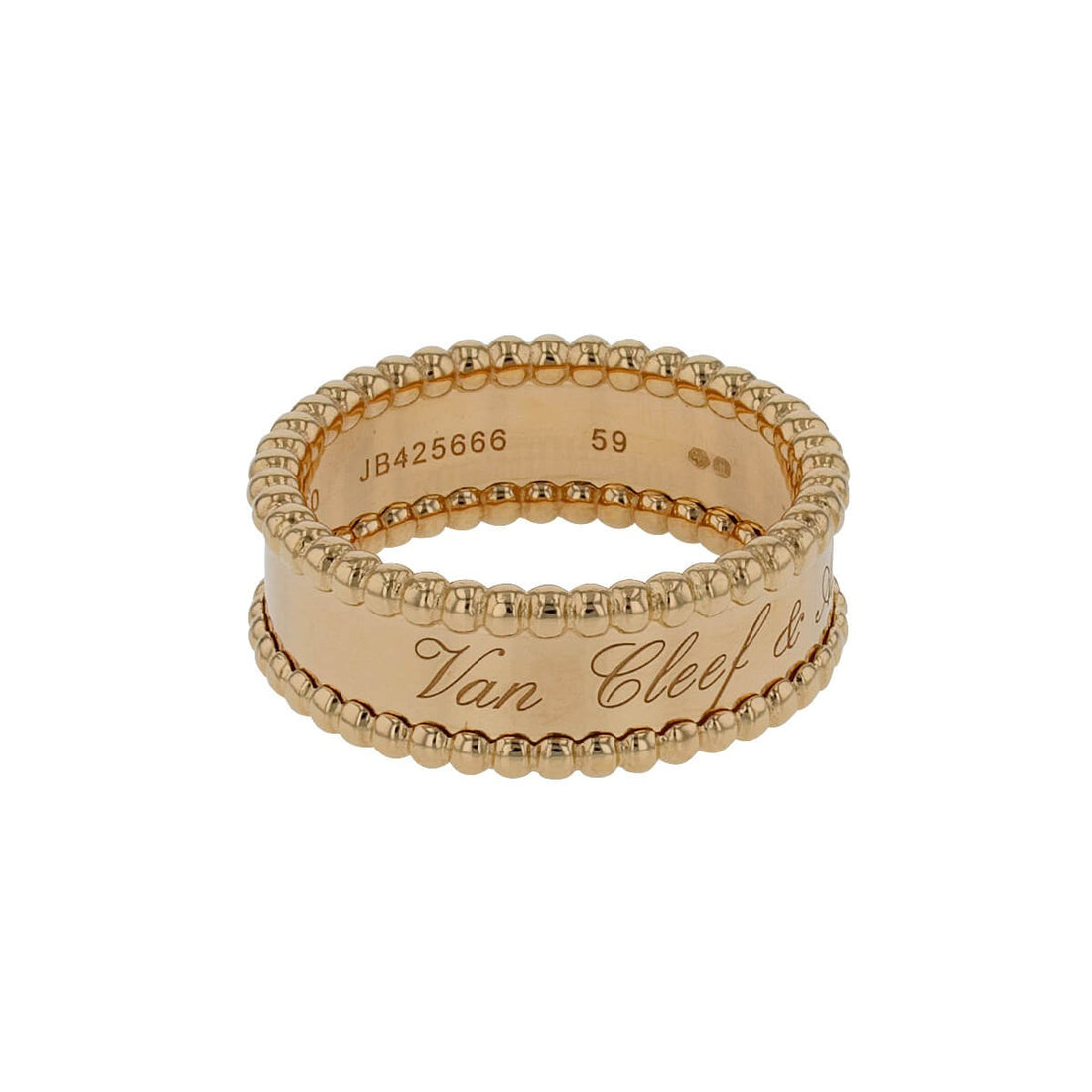 Van Cleef &amp; Arpels Perlee Signature and gold ring