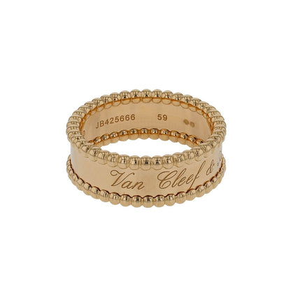 Van Cleef &amp; Arpels Perlee Signature and gold ring