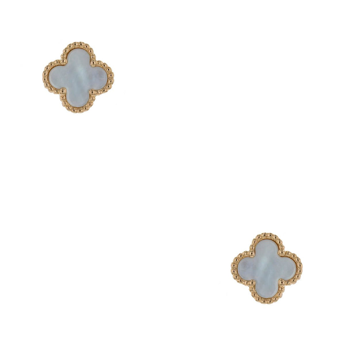 Van Cleef & Arpels Sweet Alhambra mother-of-pearl and gold earrings