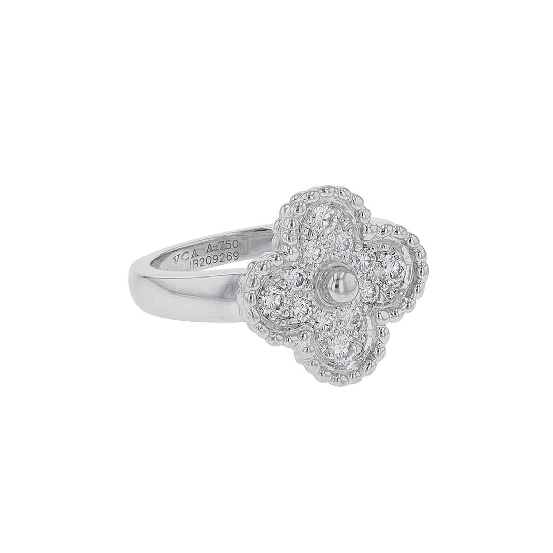 Van Cleef &amp; Arpels Vintage Alhambra diamonds and gold ring