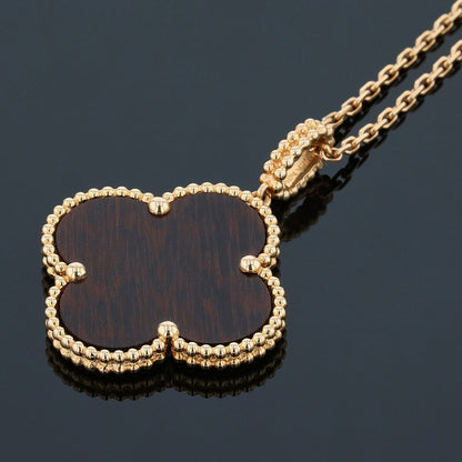 Van Cleef &amp; Arpels wood and gold necklace