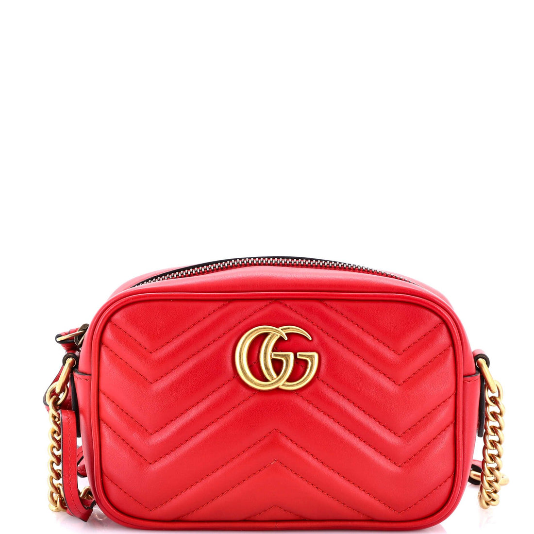 Gucci GG Marmont Shoulder Bag Matelasse Leather Mini