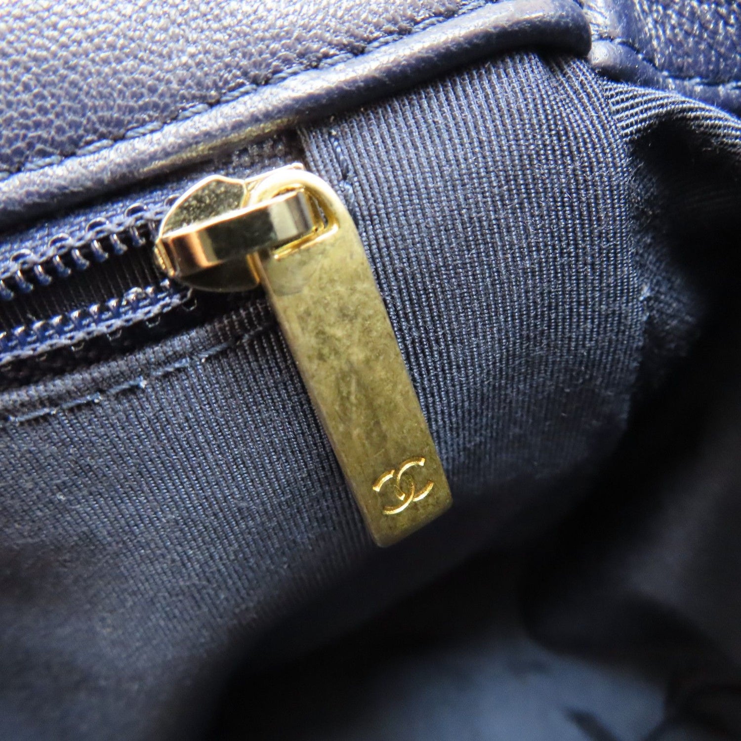 Chanel Matelasse 19 Chain Shoulder Bag Lambskin Blue As 1160