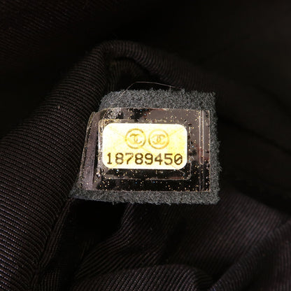 Chanel Black Lacquered Boy 11 Crossbody Bag Patent Leather