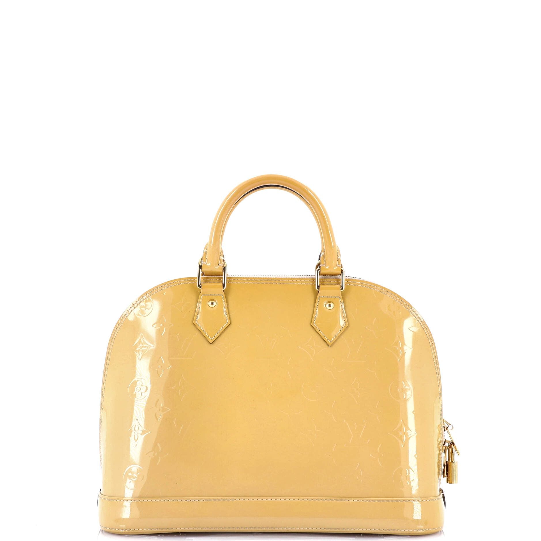 Louis Vuitton Alma Handbag Monogram Vernis Pm