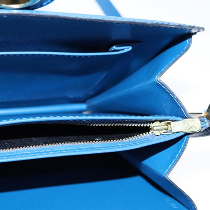 Louis Vuitton Epi Capuchin Shoulder Bag Blue M 52345 Lv Auth