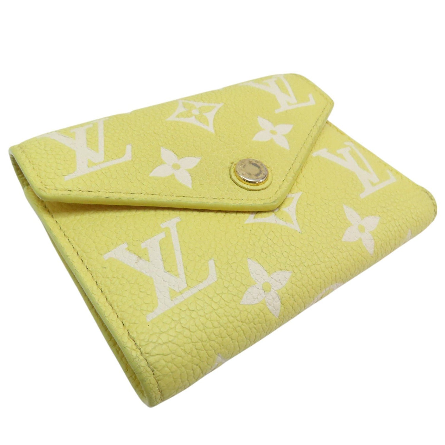 Louis Vuitton Victorine Small Wallet Empreinte Yellow M 81428