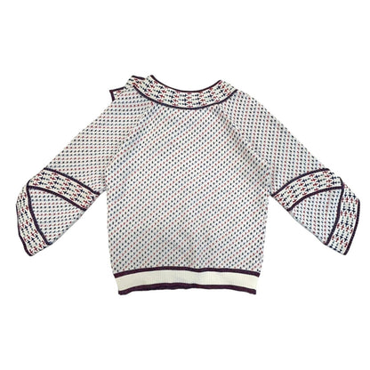 Chanel White Rayon Tops 36 P 54074