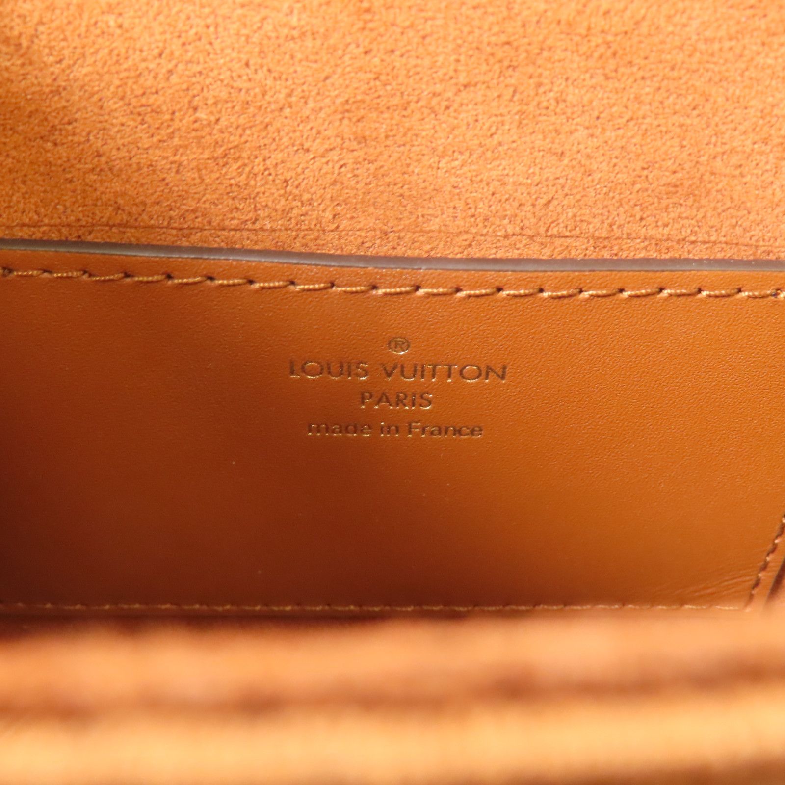 Louis Vuitton Canvas/leather Twist Gold Shoulder Back Bag Blue/white/black Blue White Blue/white/brown Shoulder Bag M 57